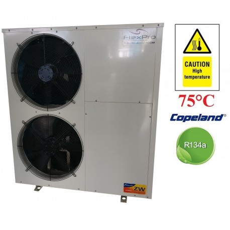 Pompa di calore acqua 12kW alta temperatura 75 °C