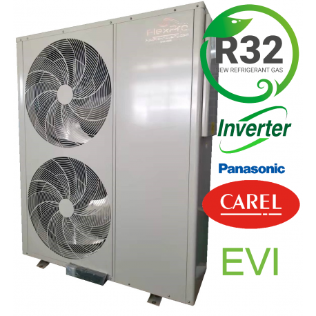 AIR / WATER DC Inverter + EVI 25kW lämpöpumppu R32