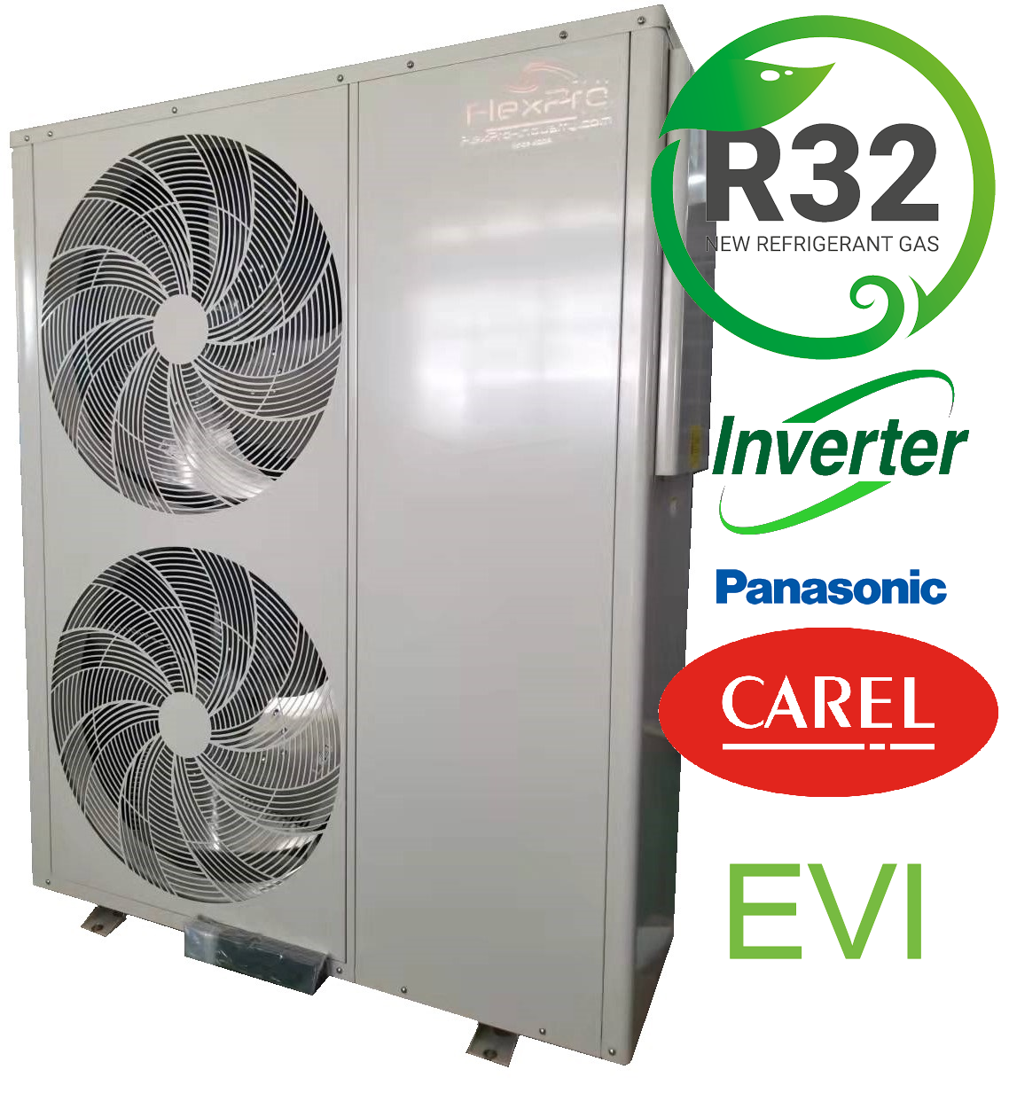 DC Inverter + EVI Heat Pump 25kW
