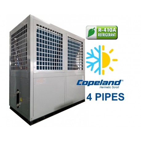 4 tubes air source heat pump 30kW