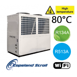 Pac air eau 60kw haute température