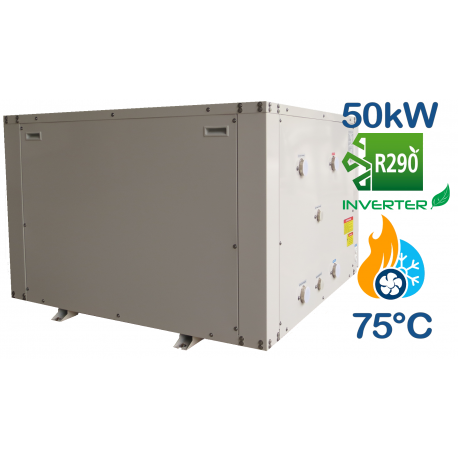 Water-to-water heat pump 50kw R290 (Geothermal)