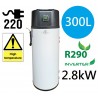 Chauffe-eau thermodynamique 300l inverter r290
