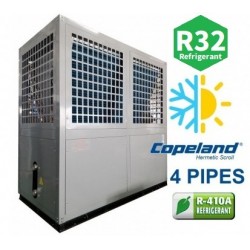 4 tubos bomba de calor de fuente de aire 50kW