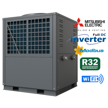 Full DC Inverter Pool-Wärmepumpe 76 kW AEPDC/76-R32