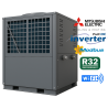 PAC piscine full Dc Inverter AEPDC/76-R32 76 kW (Puissance maximale 103 kW)