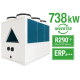 Pompe à chaleur air eau 740kW inverter R290