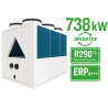 Pompă de căldură aer apă 740 kW inverter R290