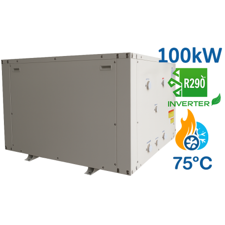 مضخة حرارية مياه إلى مياه 50kw R290 (الطاقة الحرارية الأرضية)