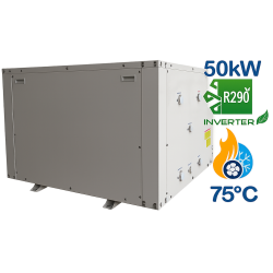 مضخة حرارية مياه إلى مياه 50kw R290 (الطاقة الحرارية الأرضية)