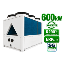 Αντλία θερμότητας αέρα νερού 740 kW inverter R290