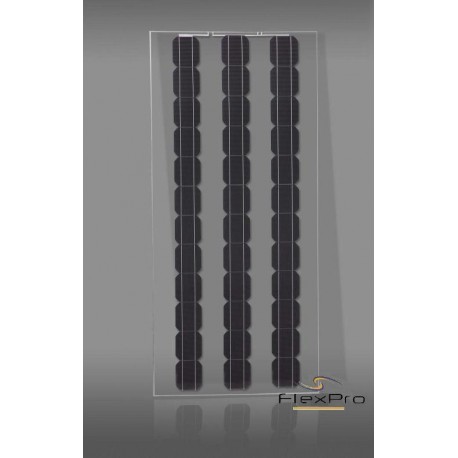 Panneau solaire de 165W transparent monocristallin