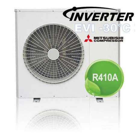 Pompa di calore aria sorgente DC Inverter EVI 9.5kW