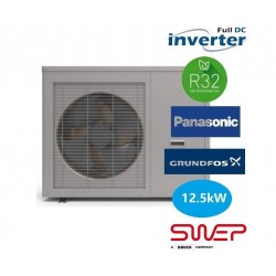 AIR / WATER DC Inverter + EVI 12.5kW lämpöpumppu R32