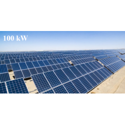 100kW محطة للطاقة الشمسية الكهروضوئية الاستهلاك الذاتي