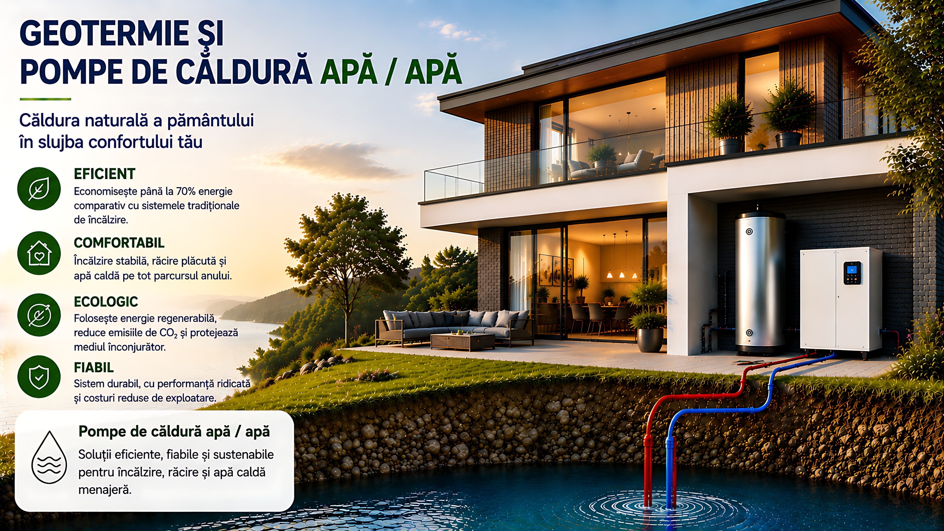 Căldura naturală a păm&acirc;ntului &icirc;n slujba confortului tău