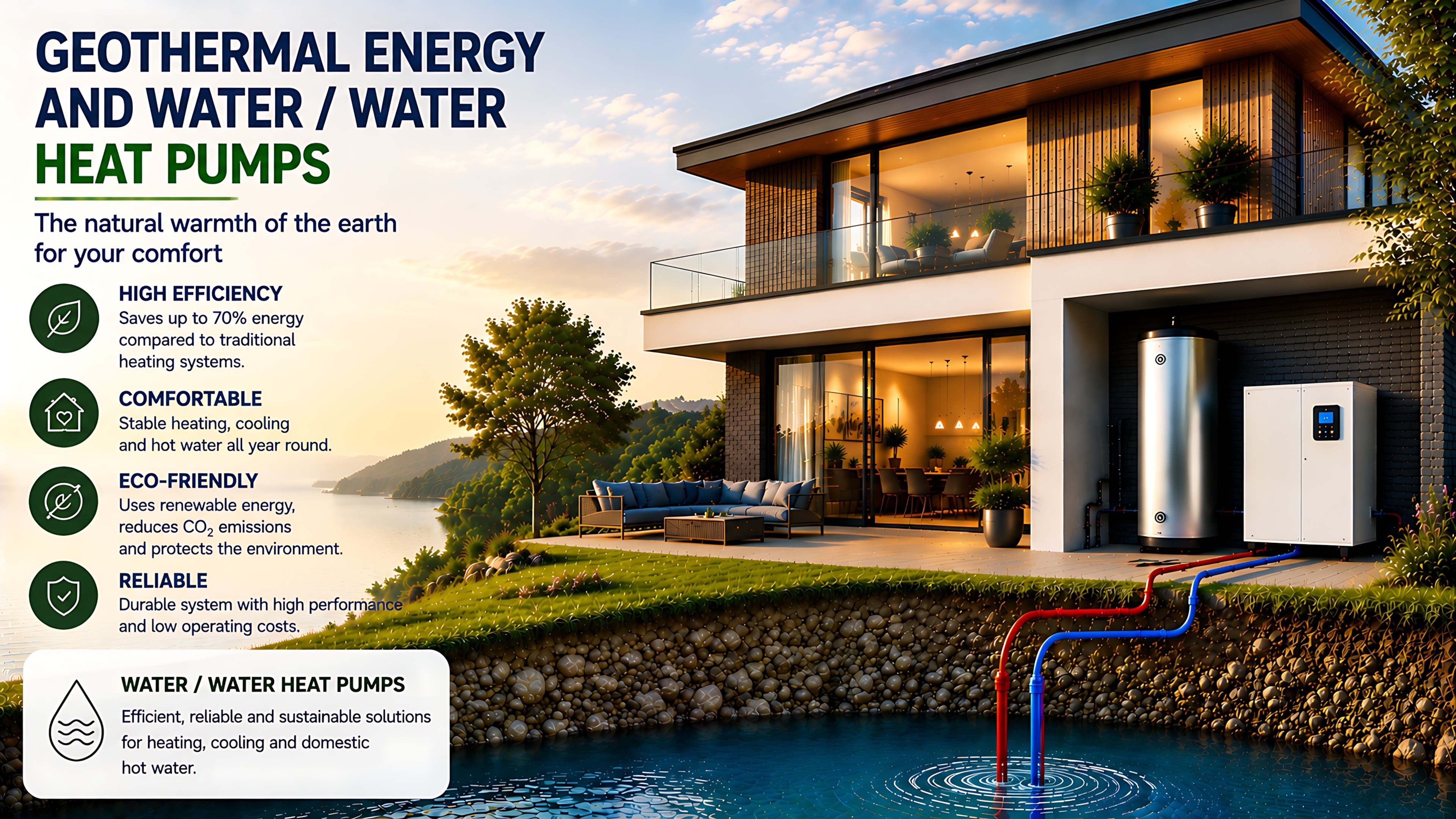 Earth&rsquo;s natural heat at the service of your comfort