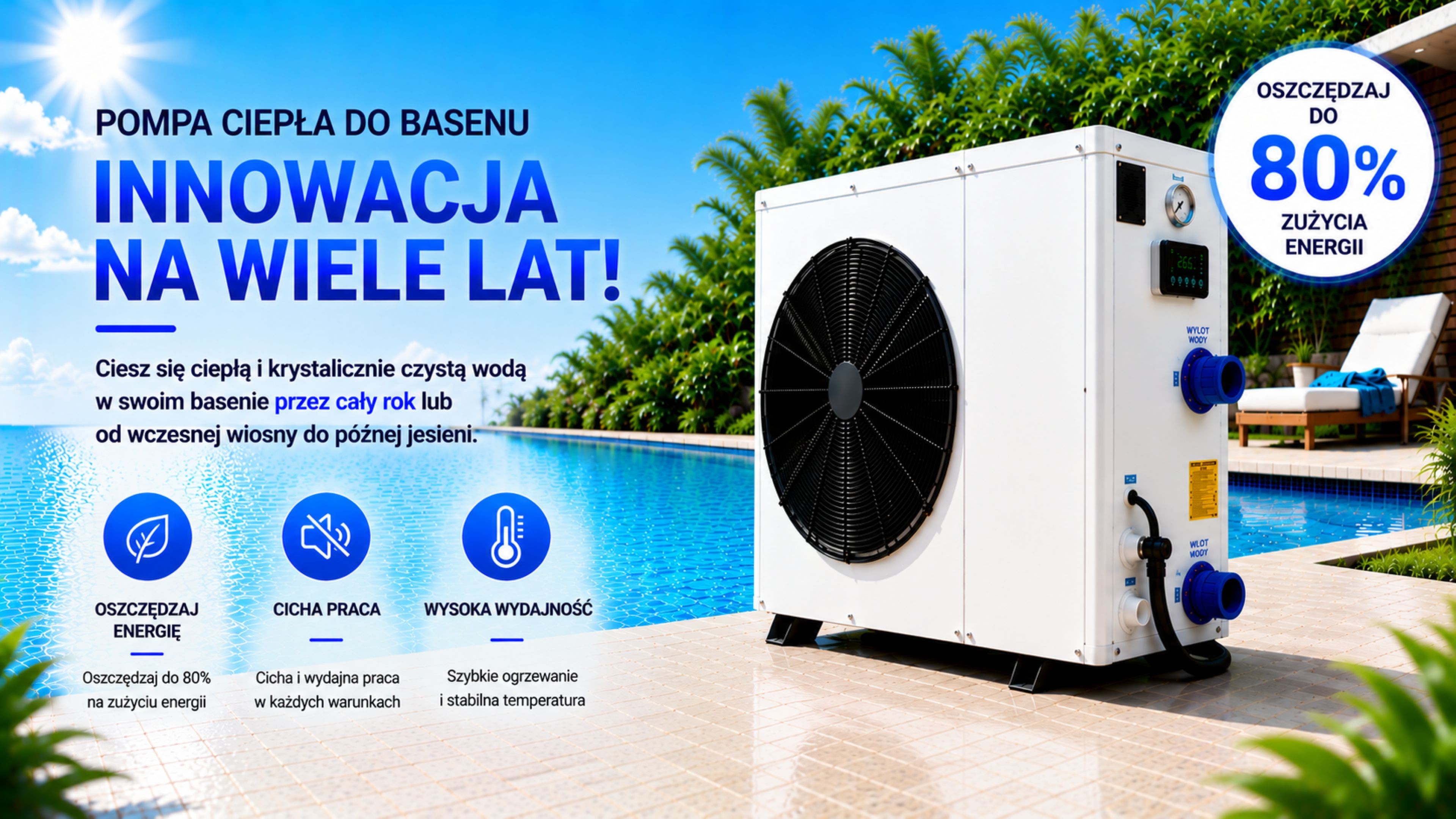 S&eacute;lection de pompes &agrave; chaleur pour piscines 