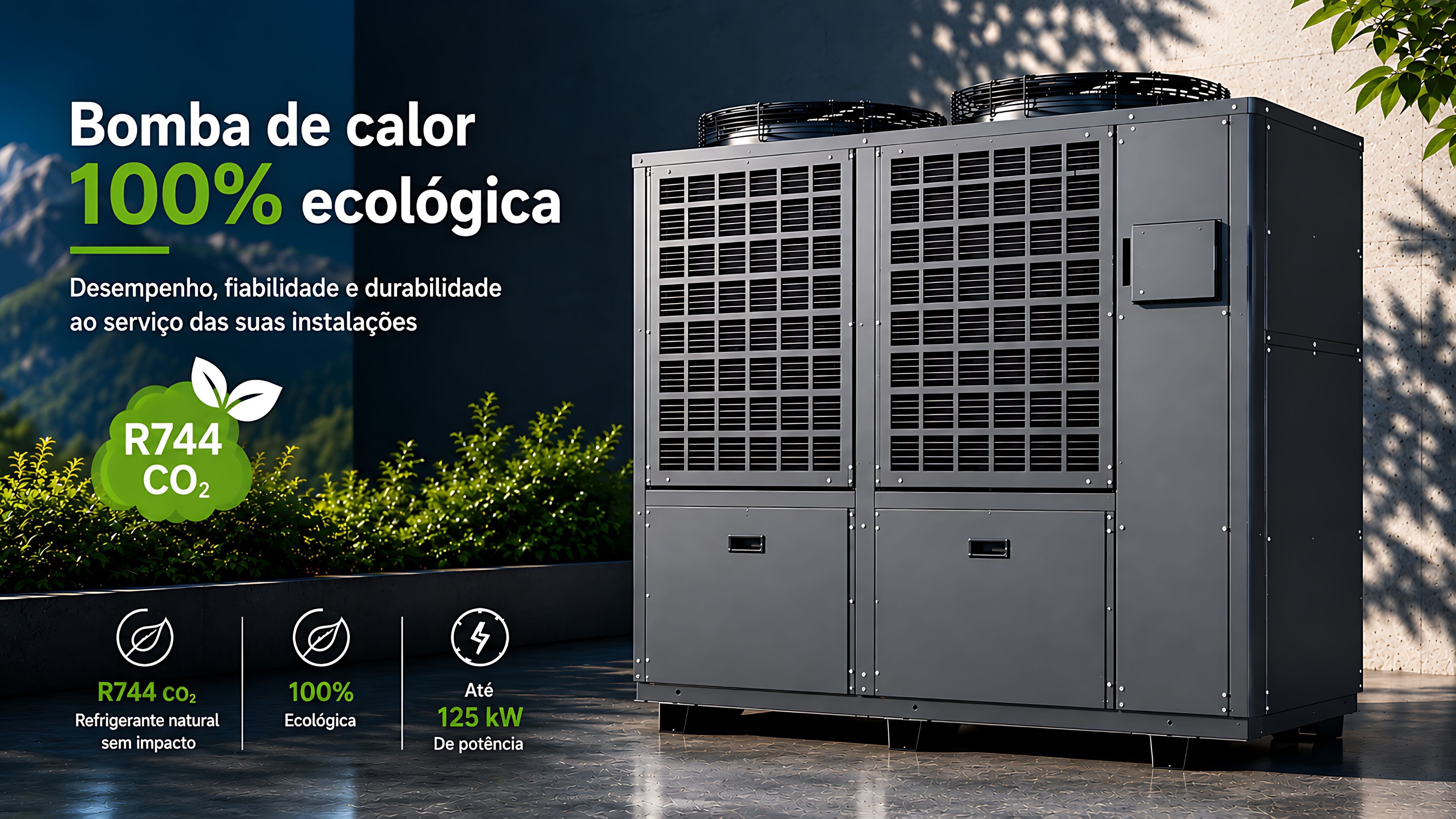 Bombas de calor com compressor de CO2 R744