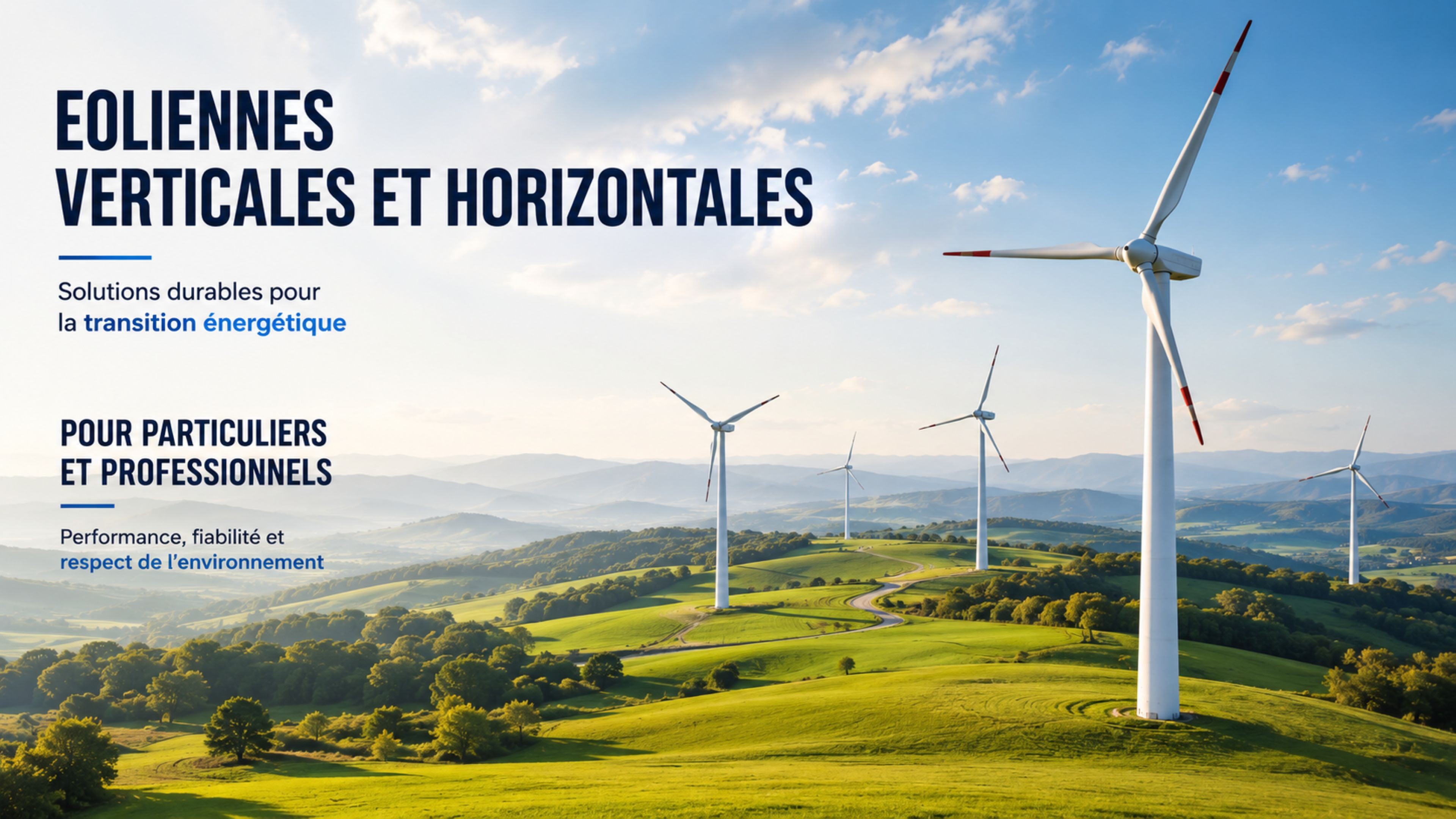 Eoliennes Horizontales ou Verticales Flexpro Industry