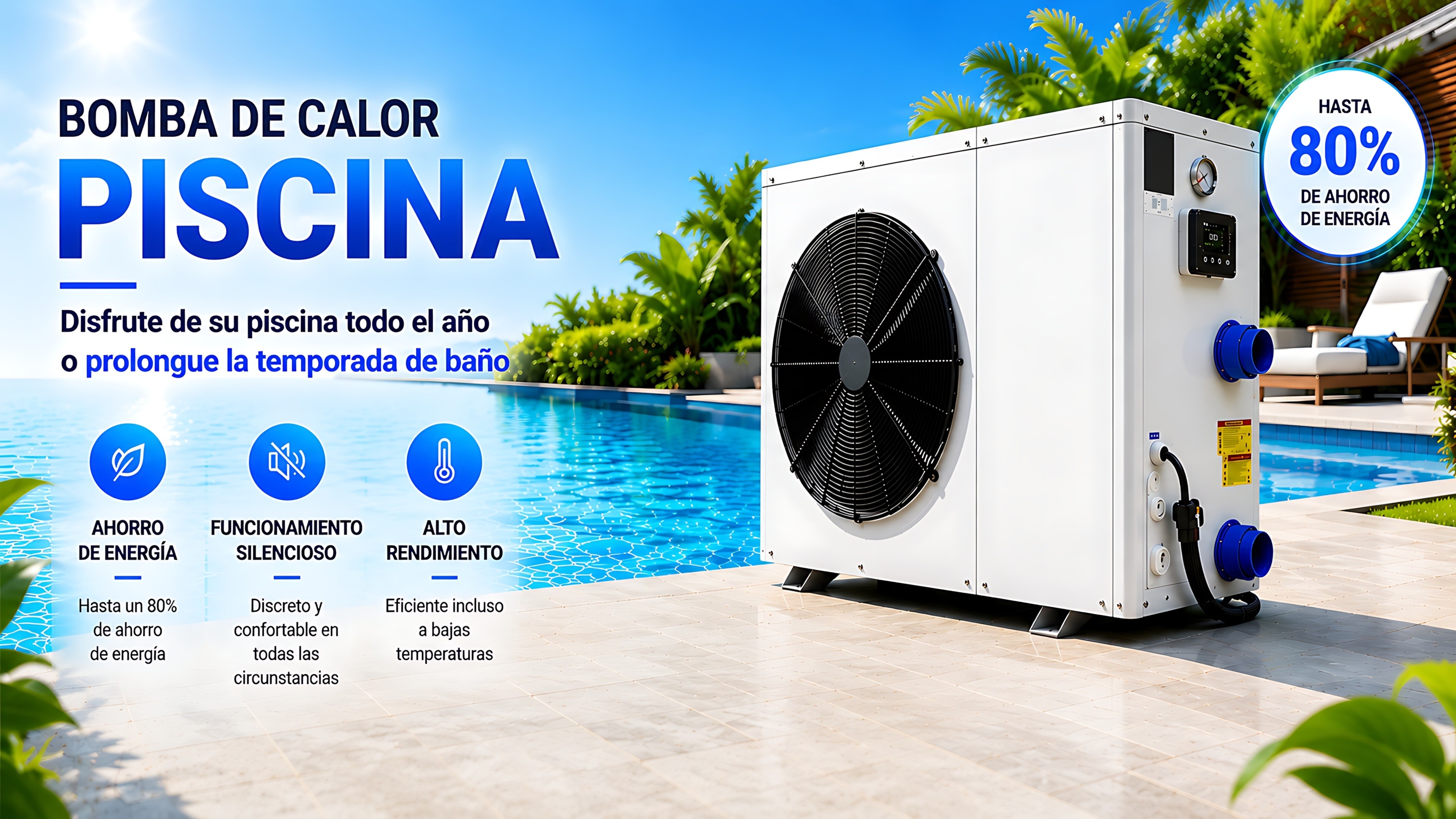 Bomba de Calor Para Piscina