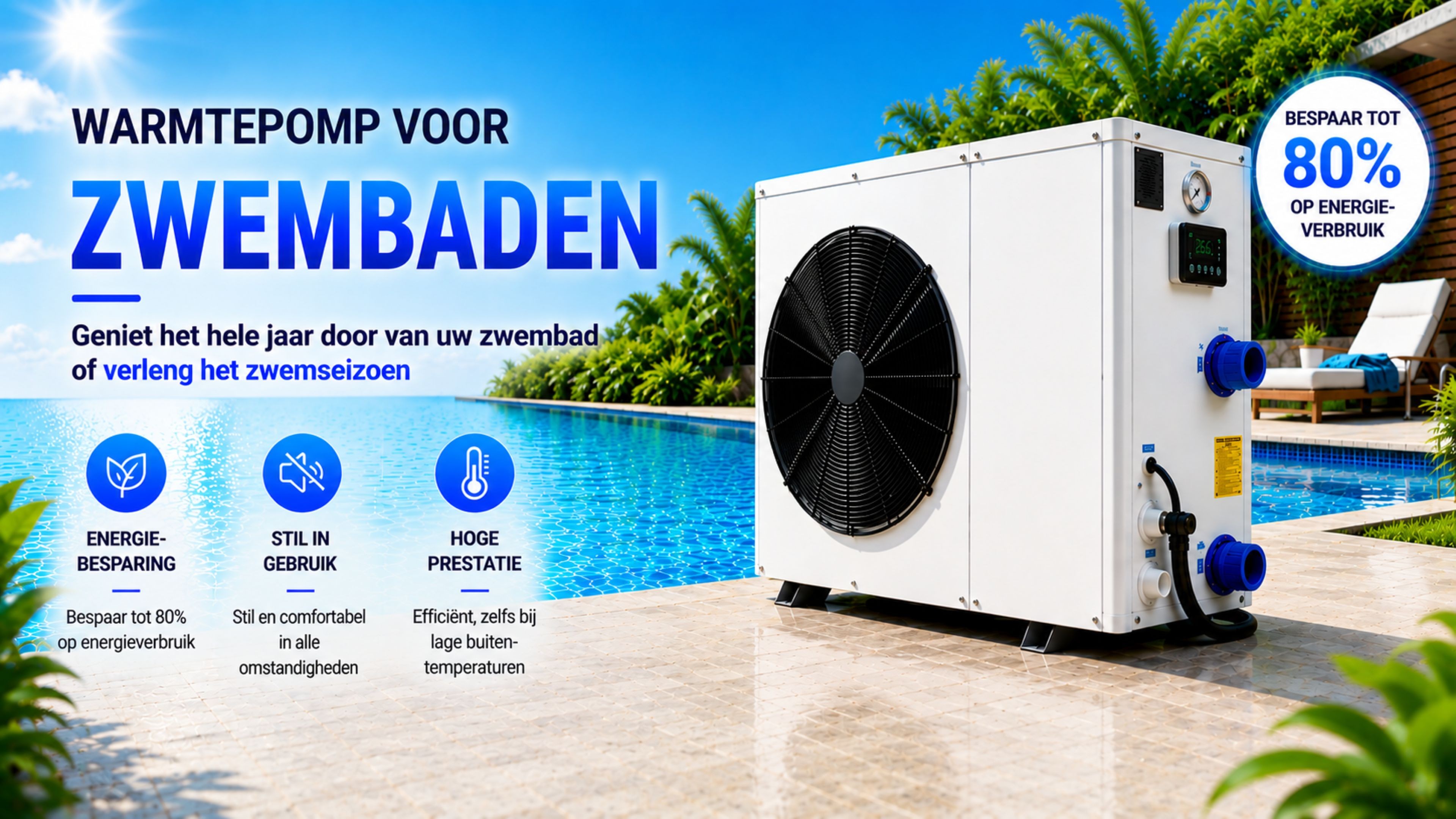 zwembad warmtepomp