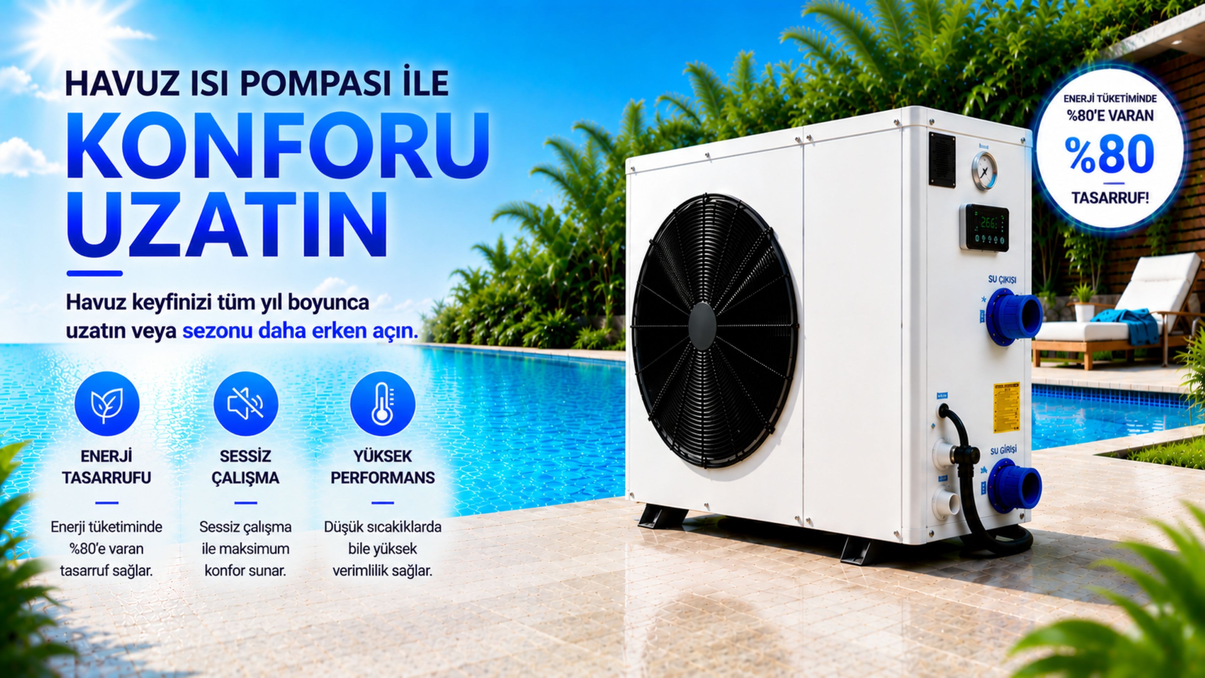 S&eacute;lection de pompes &agrave; chaleur pour piscines 
