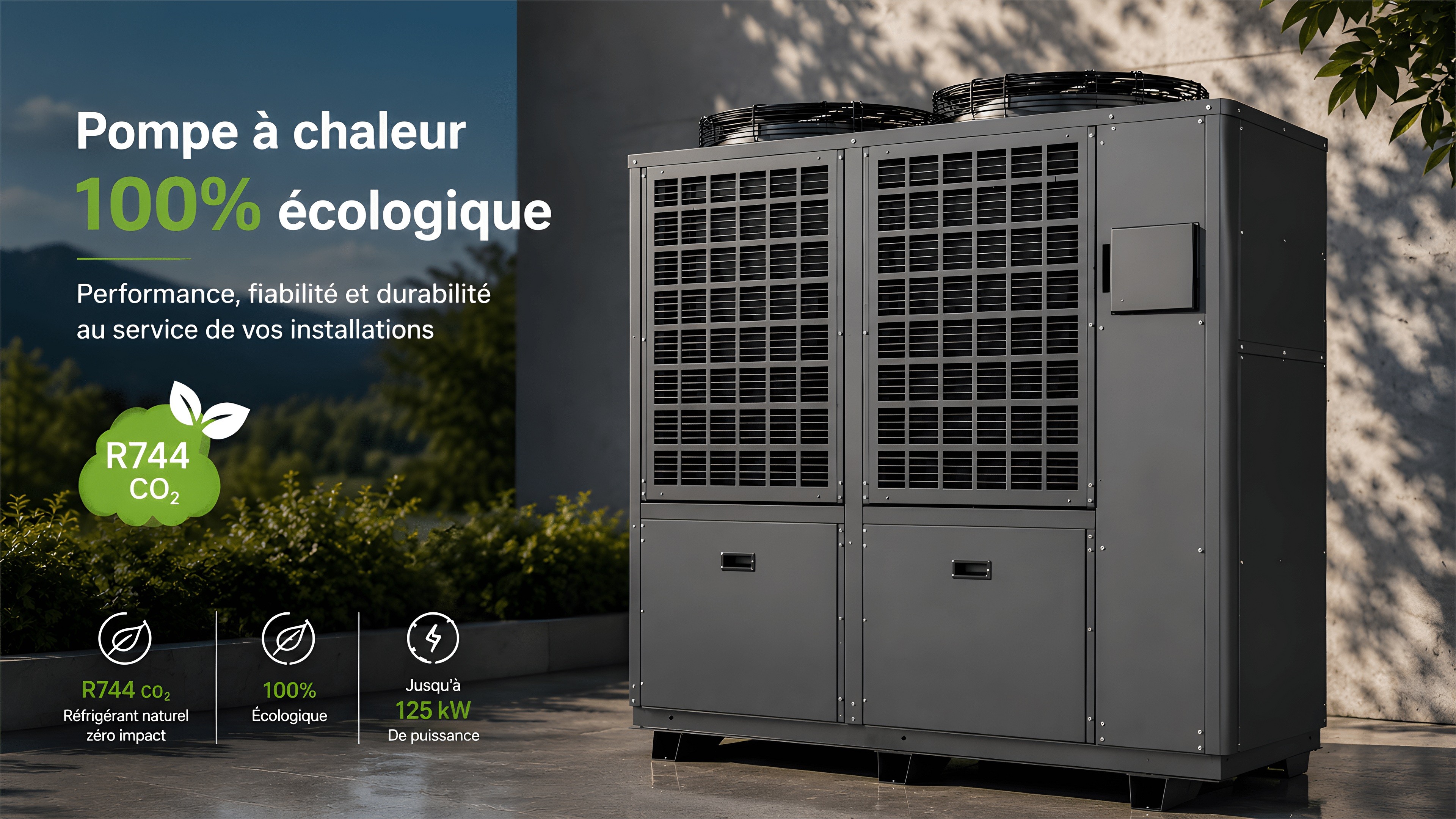 Pompes &agrave; chaleur au CO2 