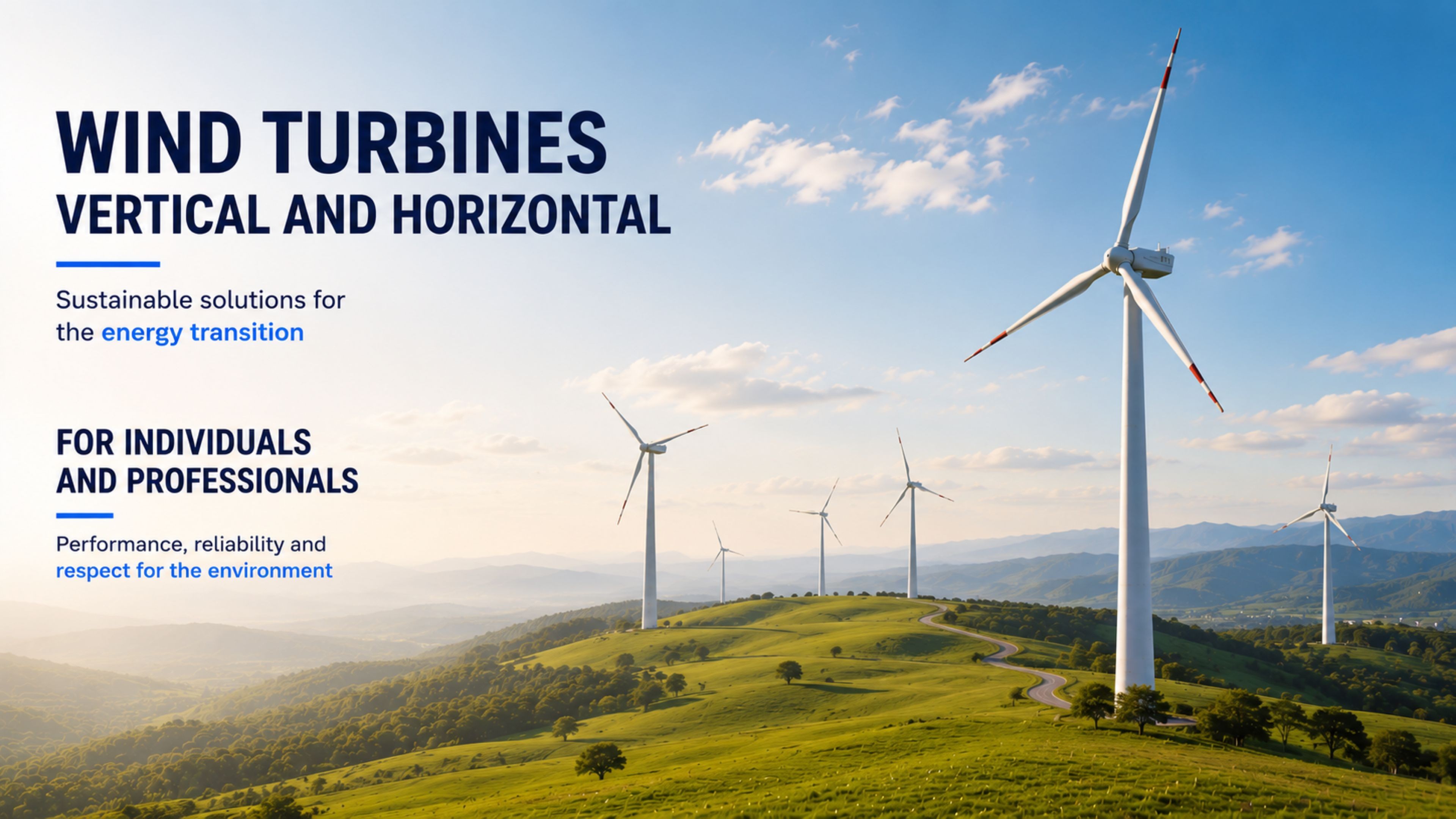 Horizontal and Vertical Wind Turbines Flexpro Industry